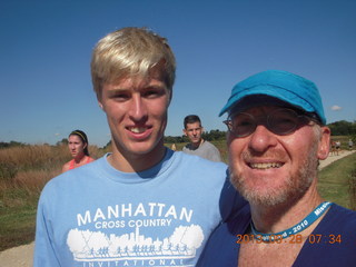 2067 8du. Casey T and Adam at Thompson Park (Shore AC XC)