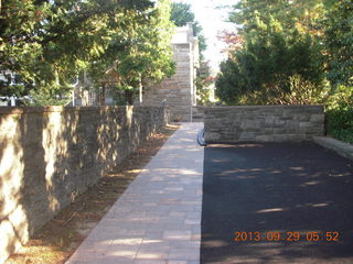 Philadelphia - Betsy's new walkway