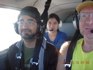 1254 8ec. Div, Swati, and Adam flying in N8377W