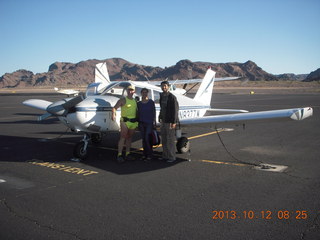 449 8ec. Adam, Swati, Div, and N8377W at Lake Havasu Airport