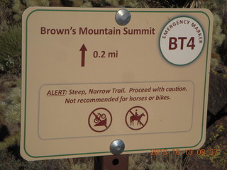 Brown's Ranch run - Brown's Mountain