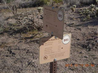 Brown's Ranch run - signs