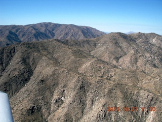 271 8et. aerial - mountains going to Alamo Lake