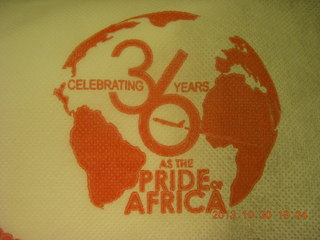 137 8ew. flight to Nairobi logo - the Pride of Africa