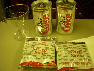 138 8ew. flight to Nairobi - Diet Coke cans