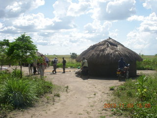 47 8f3. Uganda - eclipse site - our host's hut home