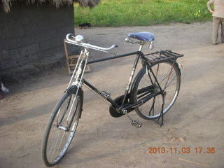 203 8f3. Uganda - eclipse site - bicycle