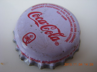 Uganda - drive to chimpanzee park - African Coca Cola with real suger