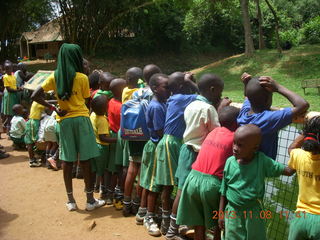 Uganda - Entebbe - Uganda Wildlife Education Center (UWEC) - school children