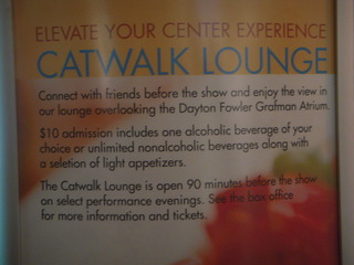 Catwalk Lounge sign with spelling mistake