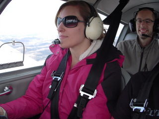 1269 8g8. Hannah flying N8377W with Nova