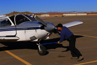 N8377W at Saint George Airport (SGU) + Adam