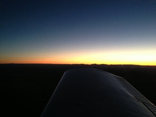 dawn from the air