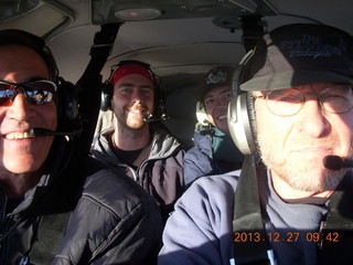 Shaun M, Shaun Jr, and Adam flying in N8377W