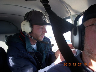 Sawyer flying in N*377W