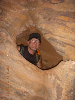 Zion National Park - Angels Landing hike - Adam's head in rock