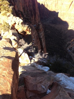 Zion National Park - Angels Landing hike - rock texture