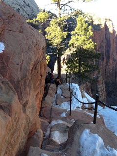 157 8gt. Zion National Park - Angels Landing hike - Adam