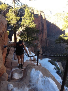 Zion National Park - Angels Landing hike - Adam