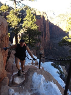 Zion National Park - Angels Landing hike - Adam