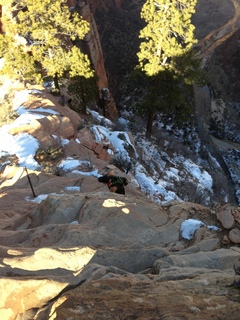 172 8gt. Zion National Park - Angels Landing hike - Adam