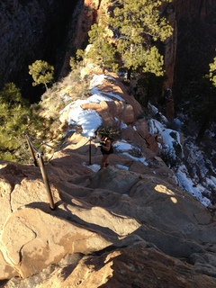 174 8gt. Zion National Park - Angels Landing hike - Adam