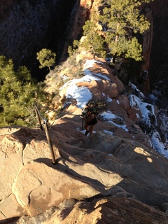 175 8gt. Zion National Park - Angels Landing hike - Adam