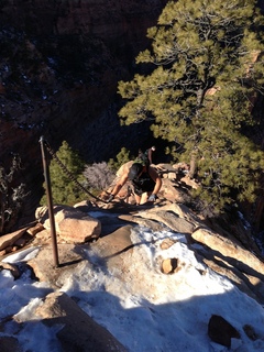 184 8gt. Zion National Park - Angels Landing hike - Adam