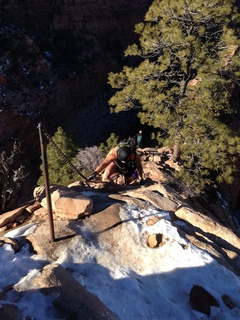 185 8gt. Zion National Park - Angels Landing hike - Adam