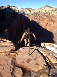 187 8gt. Zion National Park - Angels Landing hike - Adam