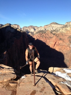 Zion National Park - Angels Landing hike - a bit of Adam