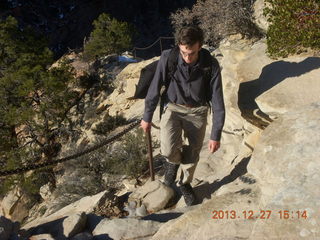 Zion National Park - Angels Landing hike - Brian