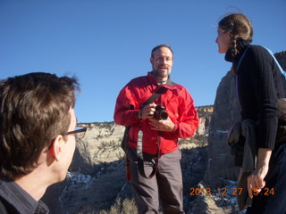 214 8gt. Zion National Park - Angels Landing hike - Brian and other hikers at the top