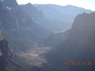 Zion National Park - Angels Landing hike - view from the top