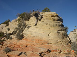 Zion National Park - Angels Landing hike - Brian at the top