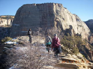 Zion National Park - Angels Landing hike - cairns at the top