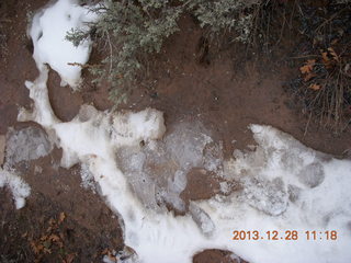 Zion National Park - Cable Mountain hike - thin ice