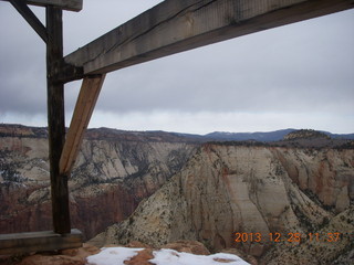 Zion National Park - Cable Mountain hike end - structure