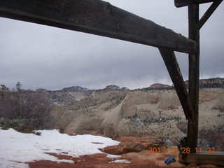 88 8gu. Zion National Park - Cable Mountain hike end - structure