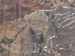 Zion National Park - Cable Mountain hike end view - Karen