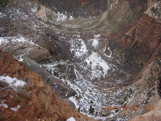 Zion National Park - Cable Mountain hike end - structure, Karen