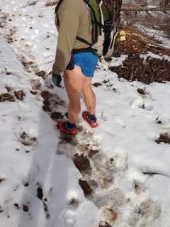 Zion National Park - Cable Mountain hike - Adam's muddy legs