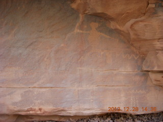 Zion National Park drive - petroglyphs