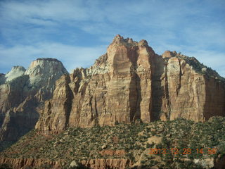 Zion National Park drive - big horn sheep