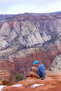 Zion National Park - Cable Mountain hike - Adam