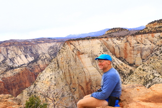 Zion National Park - Cable Mountain hike end view - Adam