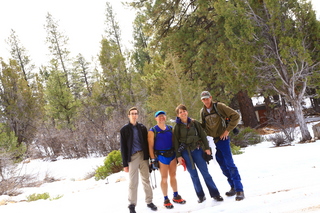 Zion National Park - Cable Mountain hike - all four of us