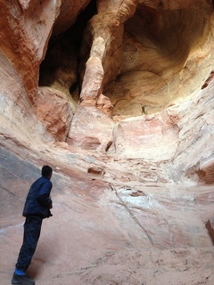 Cave Valley hike - our echo cave - Shaun