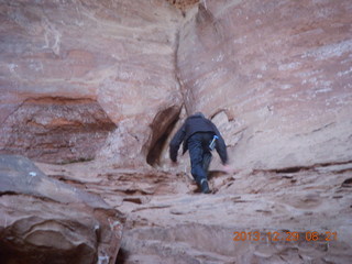 Cave Valley hike - our echo cave - Adam