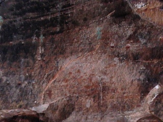 99 8gv. Cave Valley hike - second cave - petroglyphs